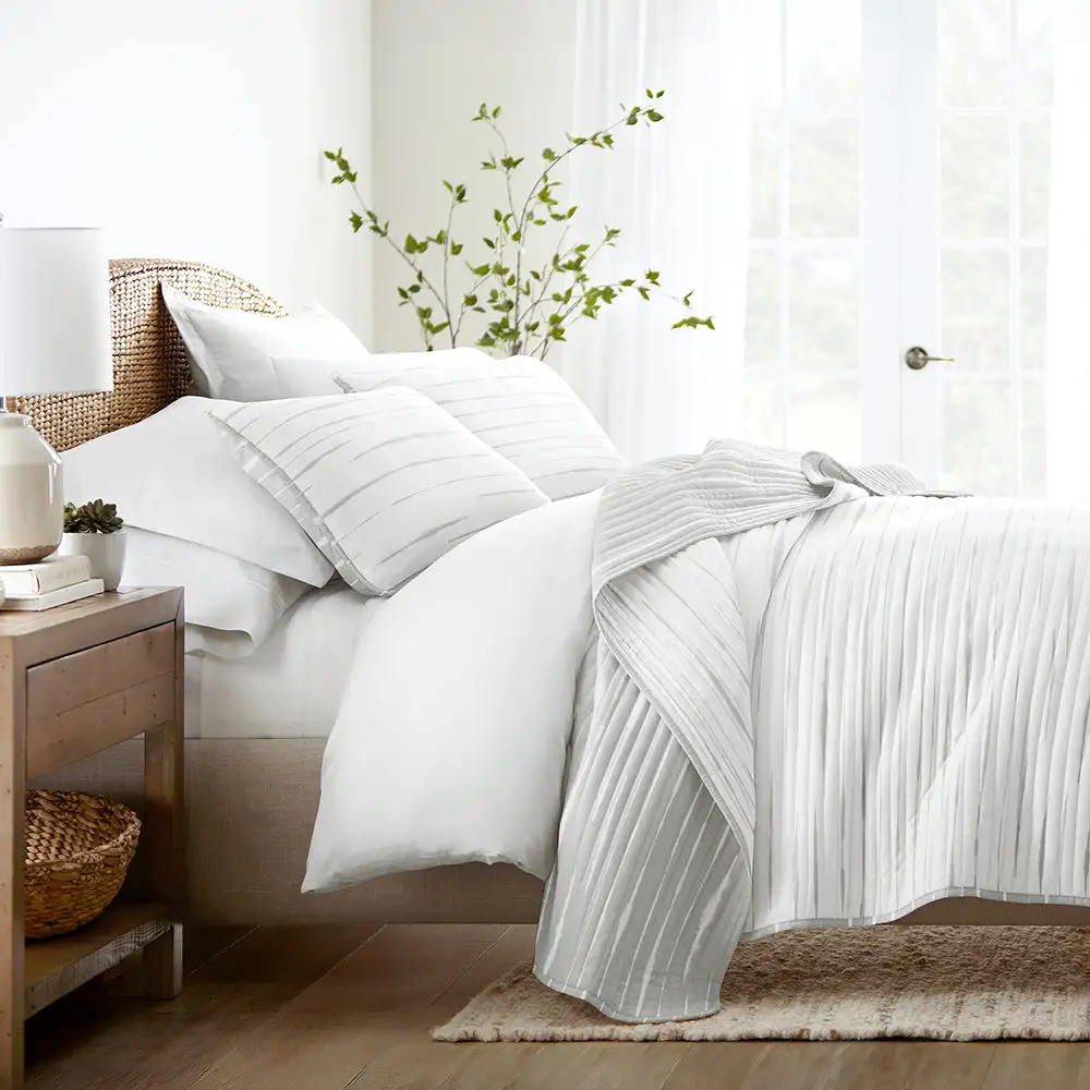 Reversible Quilted Coverlet Set