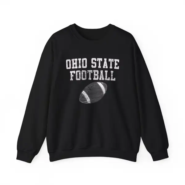 Vintage Football Graphic Crewneck Sweatshirt