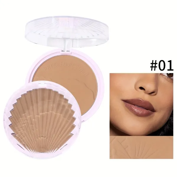 Shell-Shaped Pressed Setting Powder