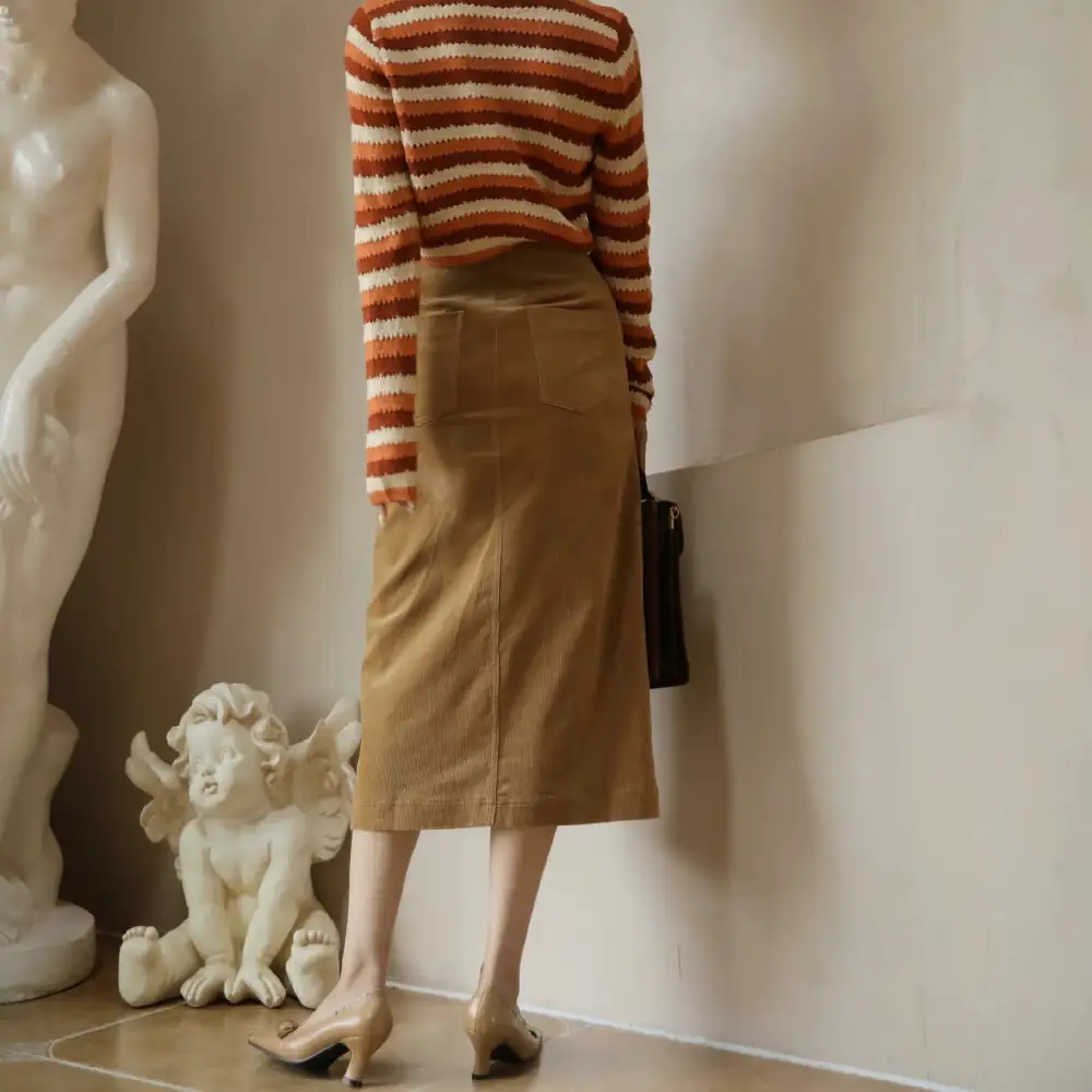 Contemporary Movement Everyday Casual Straight Skirt