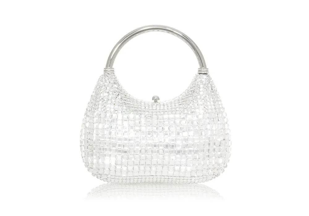 Textured Top Handle Top Handle Bag