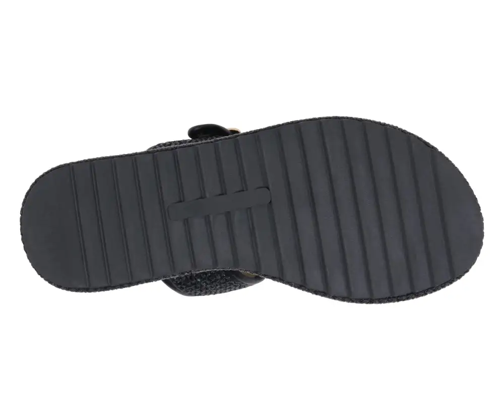 Woven Double Band Platform Sandals