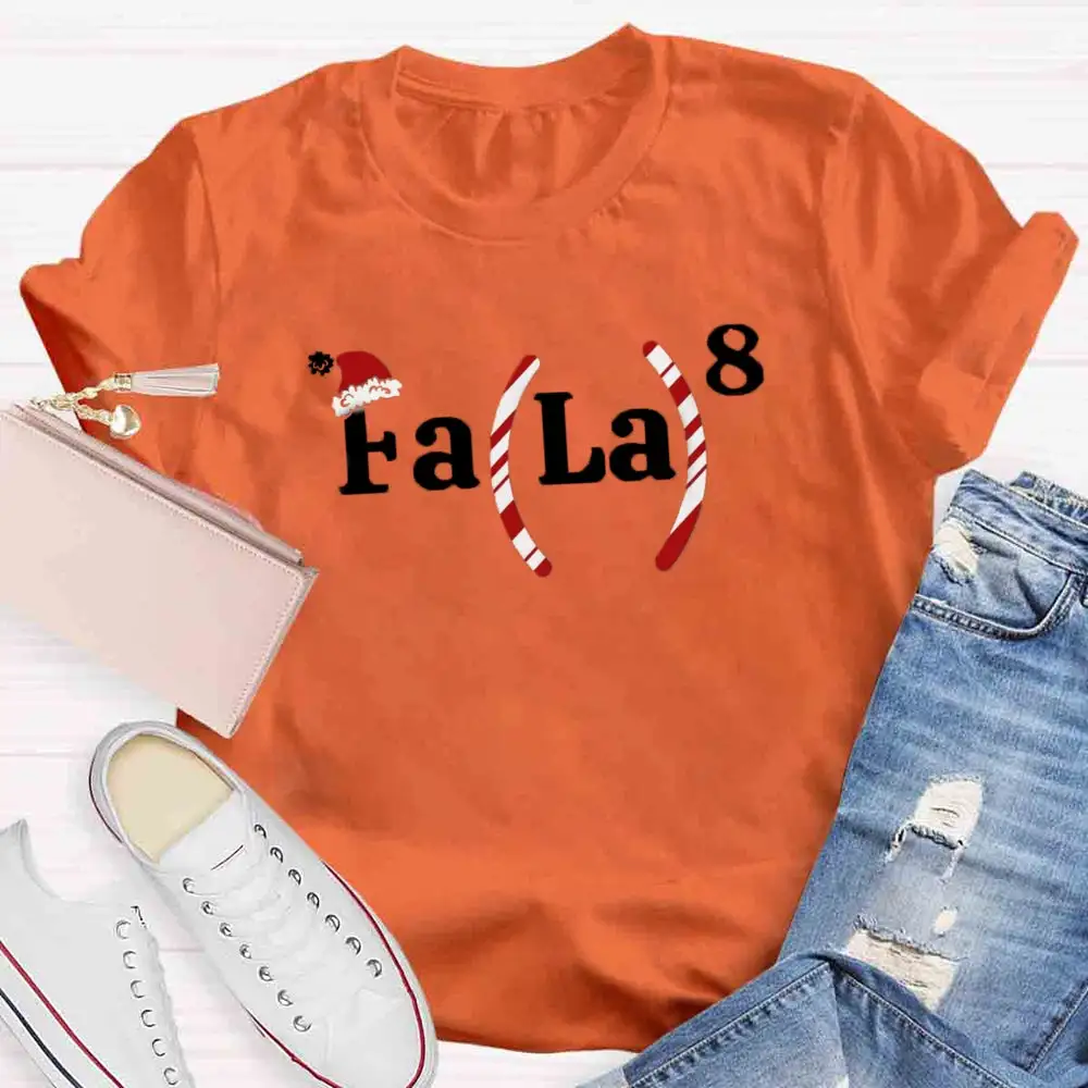 Fun Numbers Christmas Teacher T-Shirt