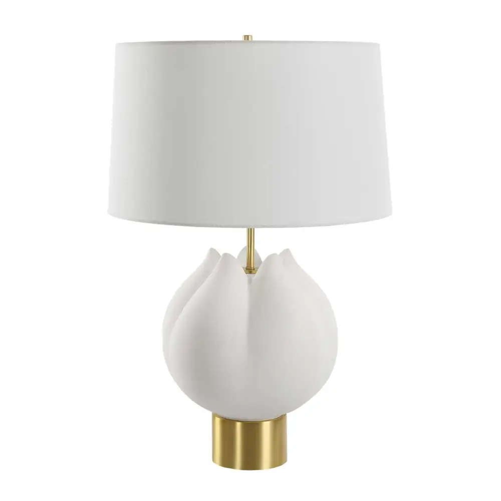 Porcelain Flower-Inspired Table Lamp