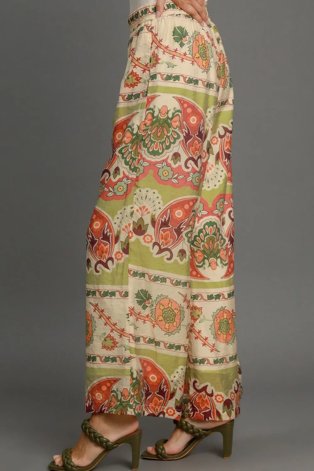 Weekend Ready Sequin Wide Leg Pocketed Pants