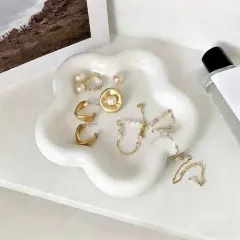 Flower-Shaped Jewelry Dish