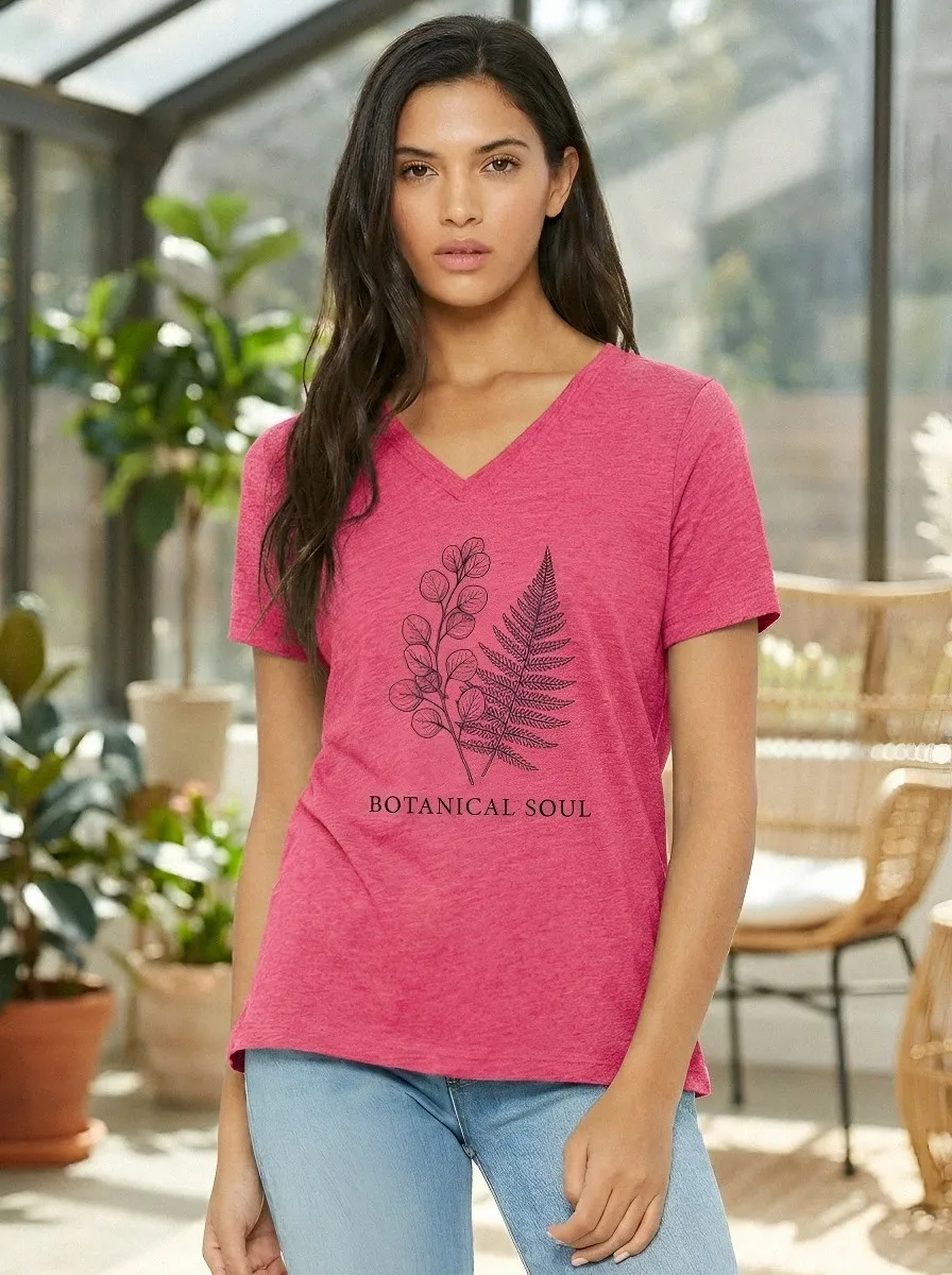 Botanical Soul Fern T-Shirt Modern