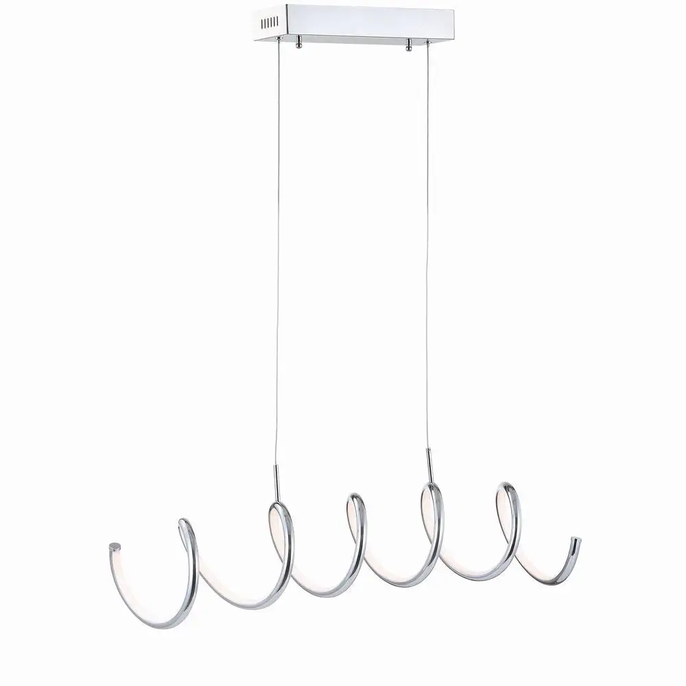 Dimmable Adjustable Integrated LED Metal Linear Pendant