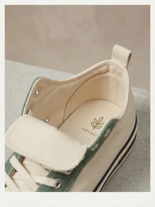 Refined Tailored Women's Low-Top Canvas Shoes