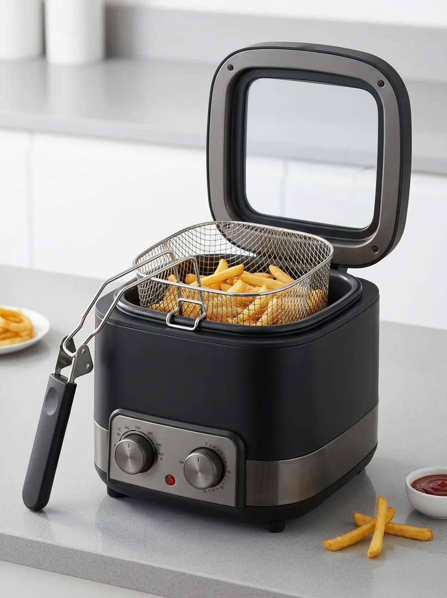 Compact French Fry Deep Fryer