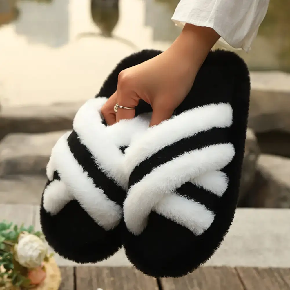 Easygoing Open Toe House Slippers
