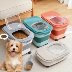 Rolling Pet Food Container