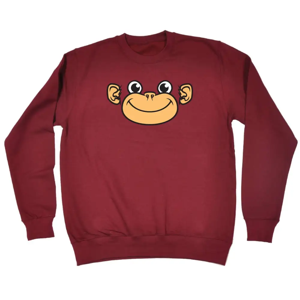 Monkey Face Graphic Sweatshirt