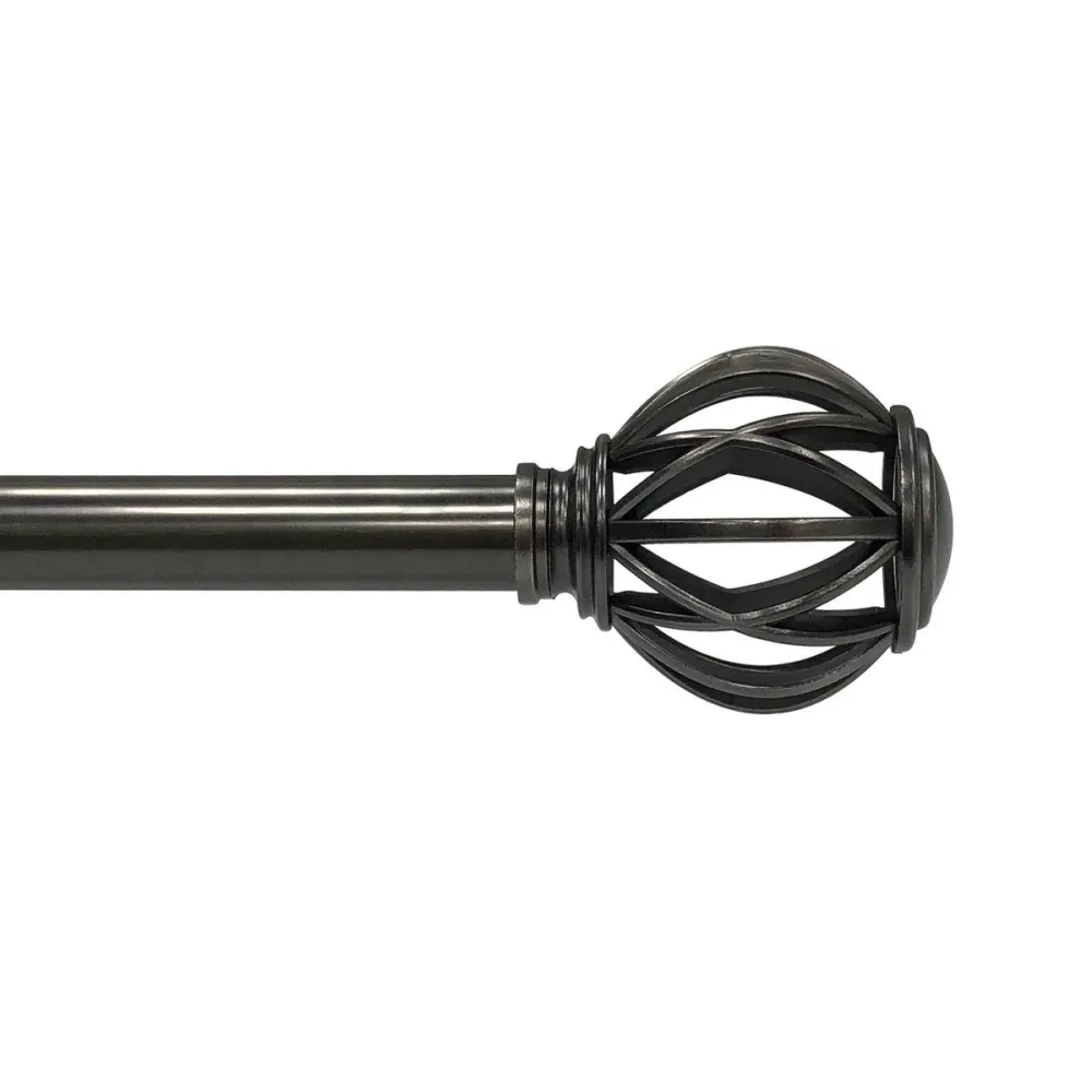 Adjustable Metal Curtain Rod 36 x 72-Inch