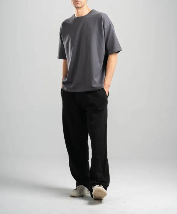 Black Relaxed Fit Sweatpants