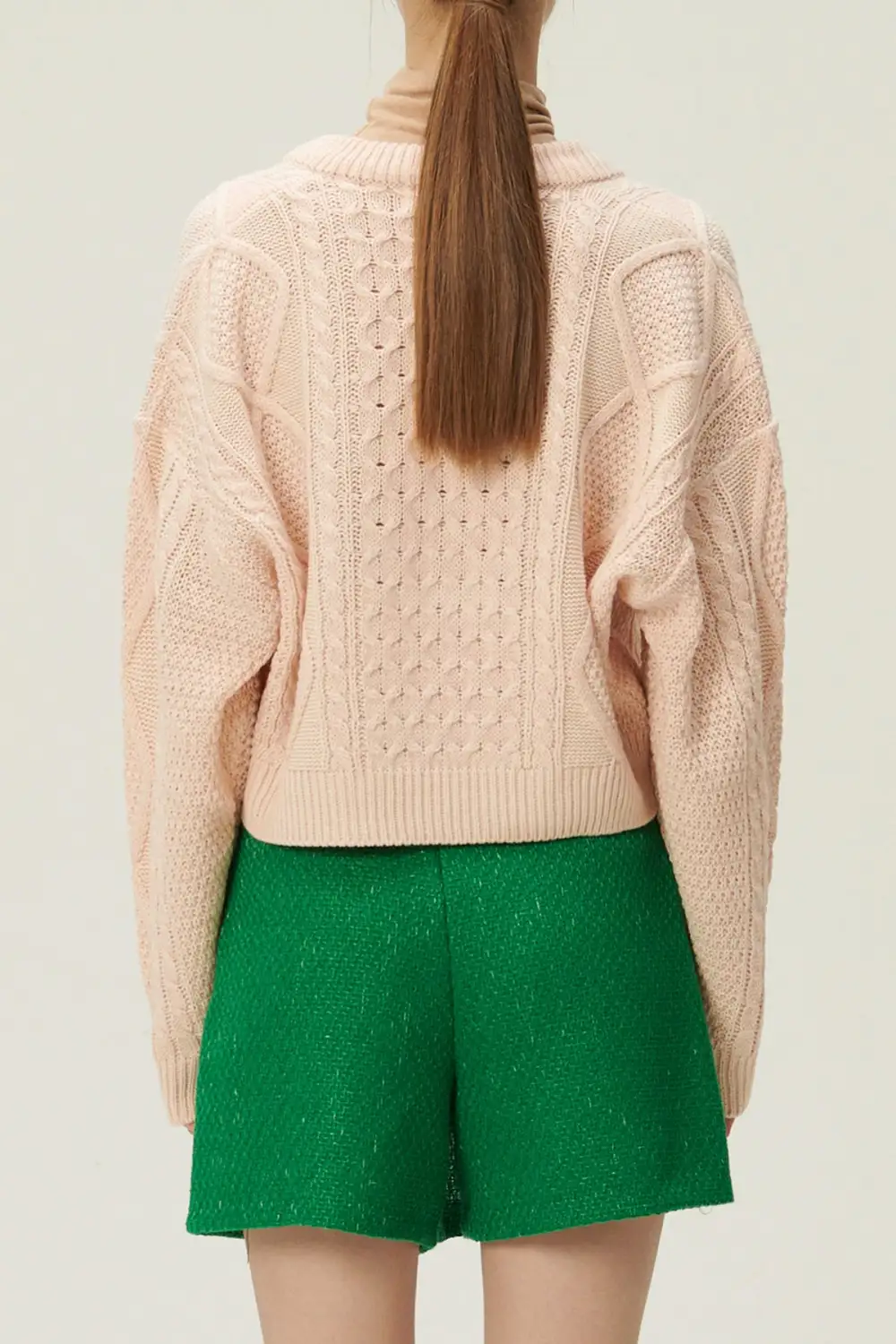 V-Neck Pattern Sweater