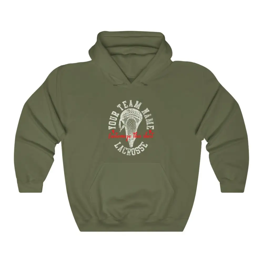 Vintage Lacrosse Stick Head Hoodie