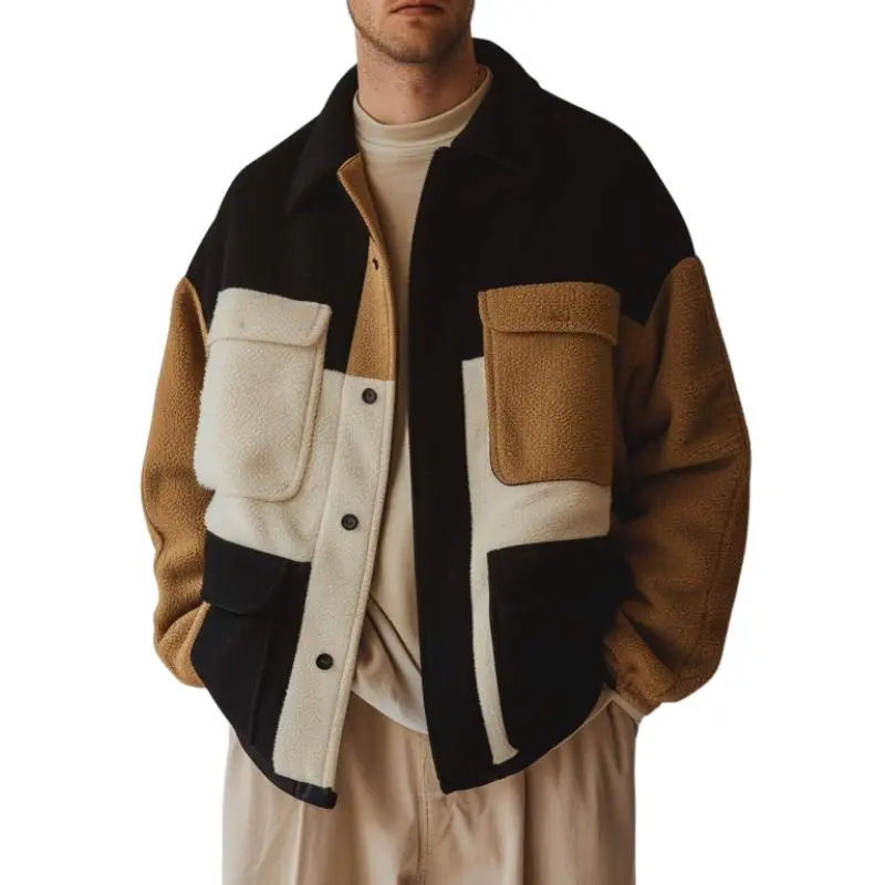 Textured Zip Fleece Jacket