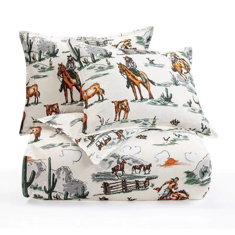 Animal Motif Cotton Duvet Cover Set