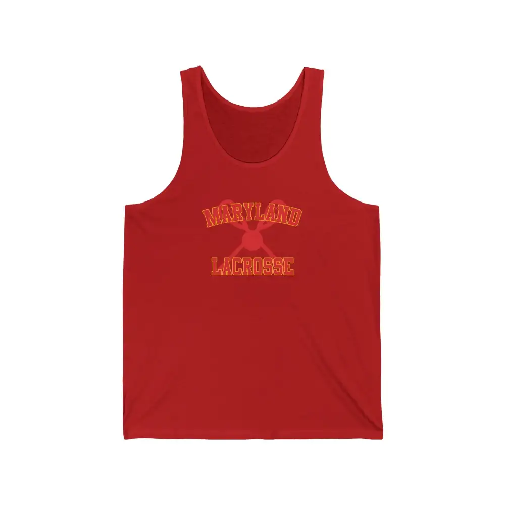 Lacrosse Stick Print Tank Top