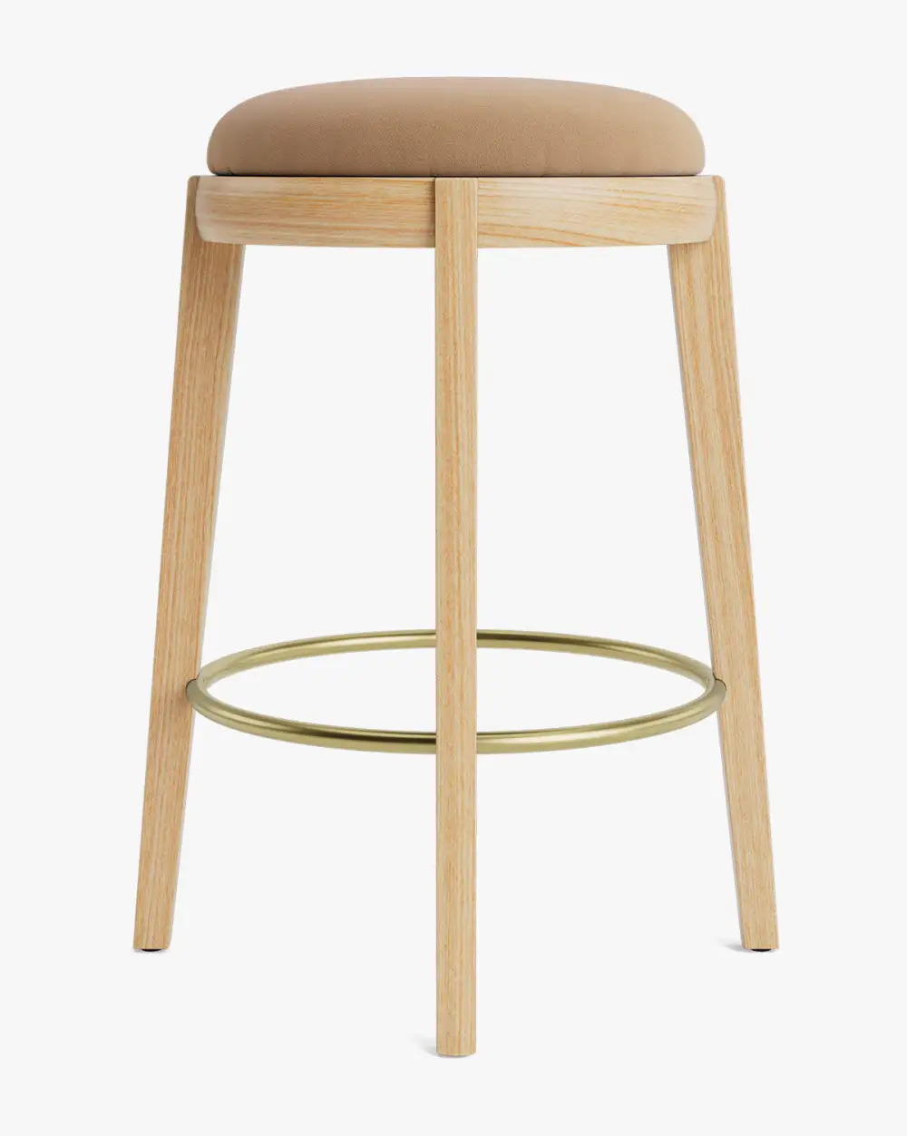 Modern Leather Counter Stool
