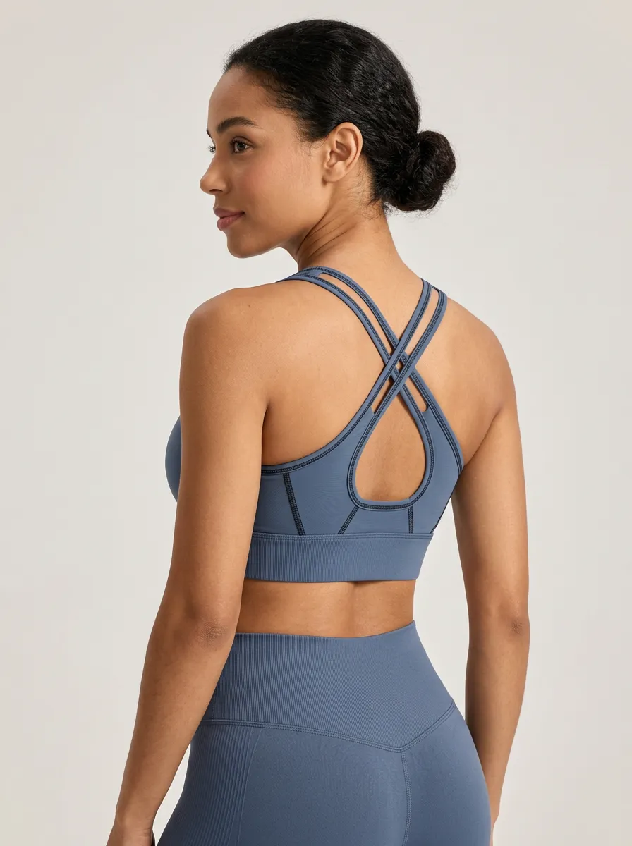 Women's Soft Touch Crisscross Back Active Bra