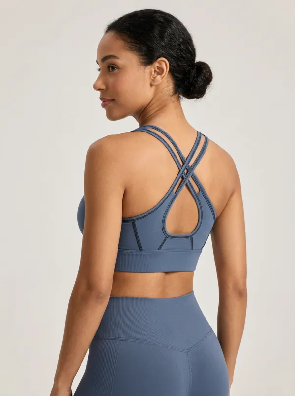 Women's Soft Touch Crisscross Back Active Bra