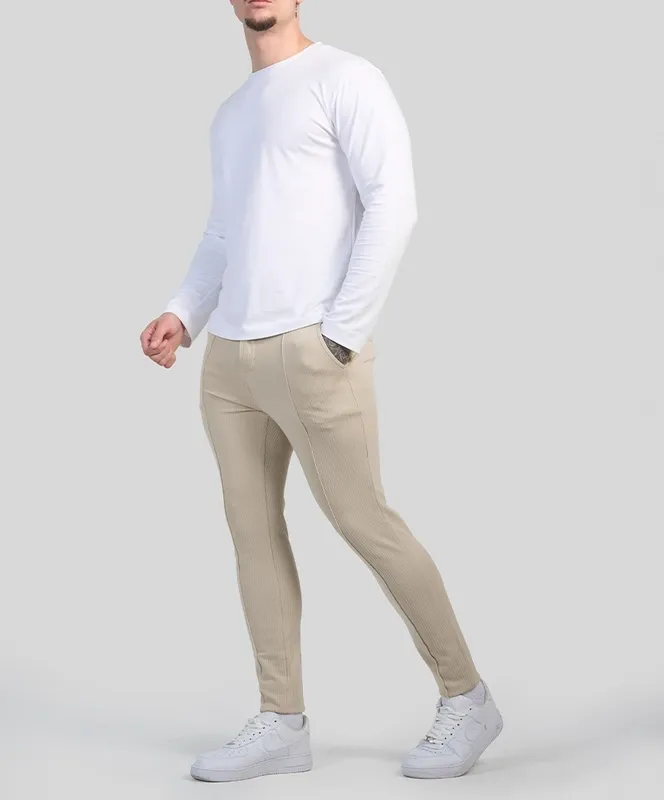 Khaki Modern Fit Pants