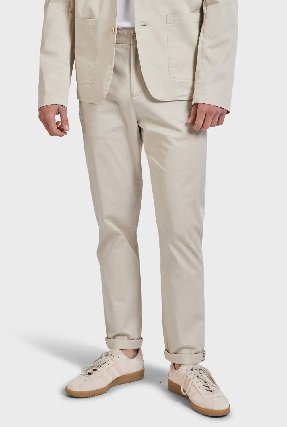 Slim Fit 5 Pocket Stretch Cotton Casual Pants