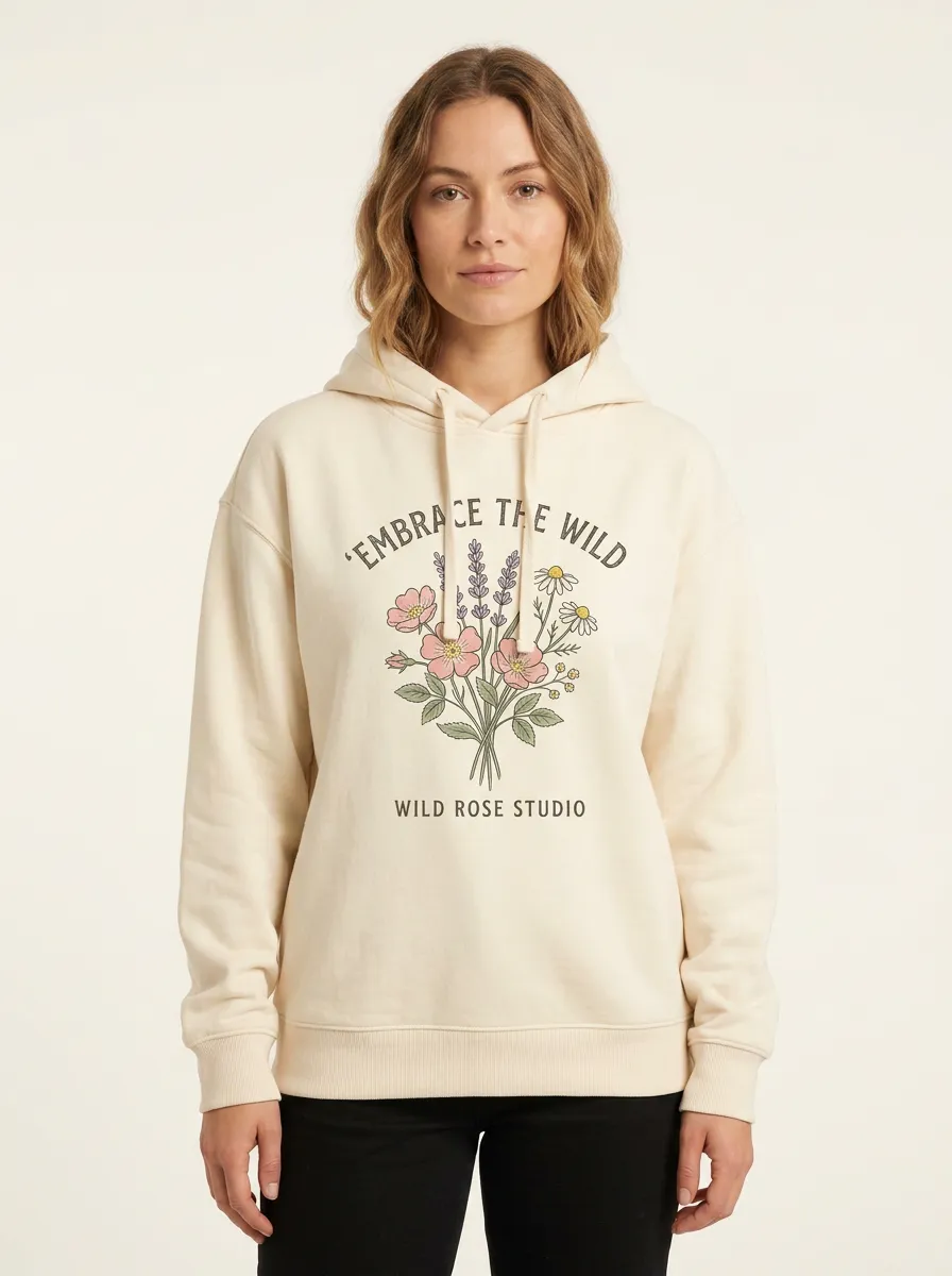 Nature Lover Wildflower Bouquet Hoodie