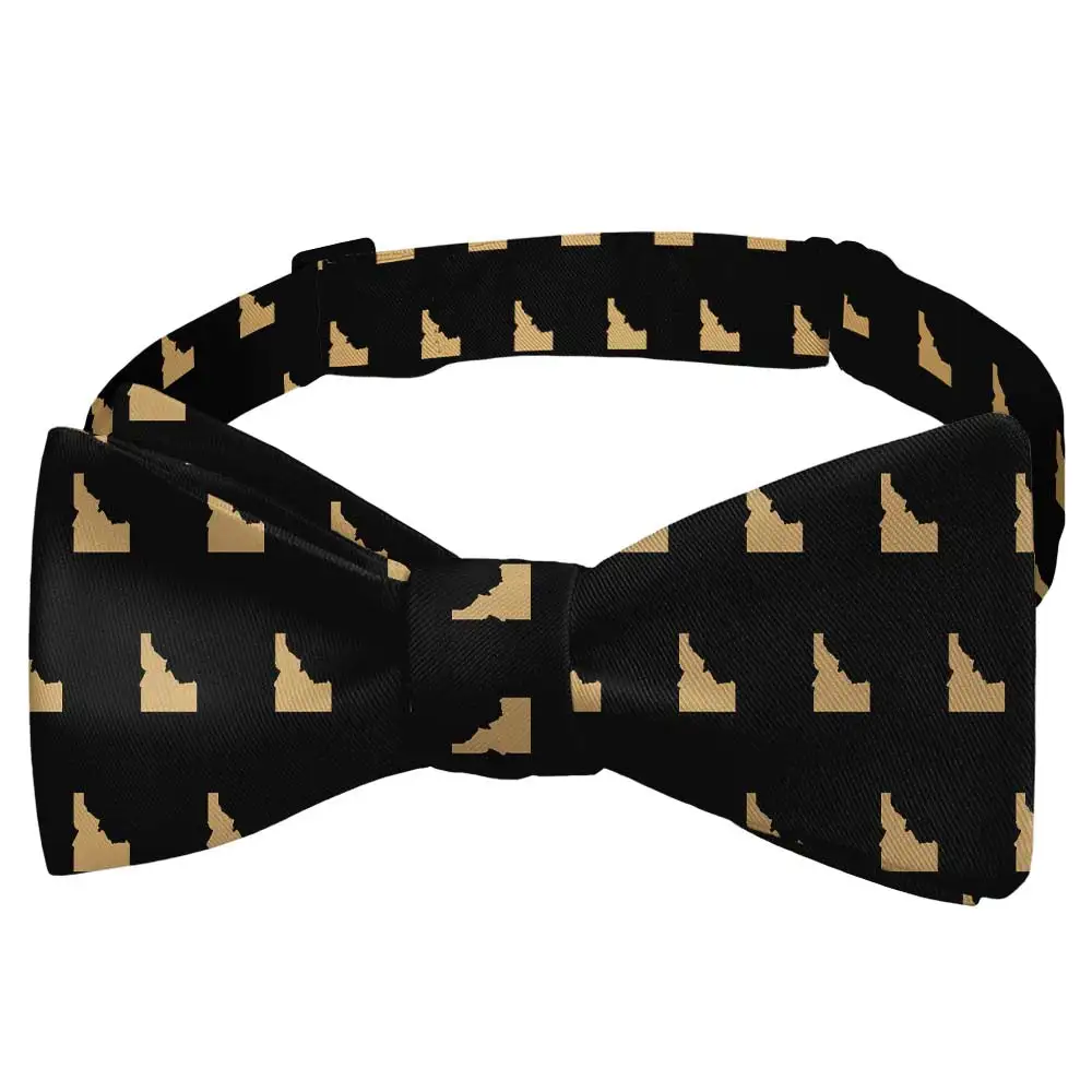 Distinctive Outline Motif Bow Tie
