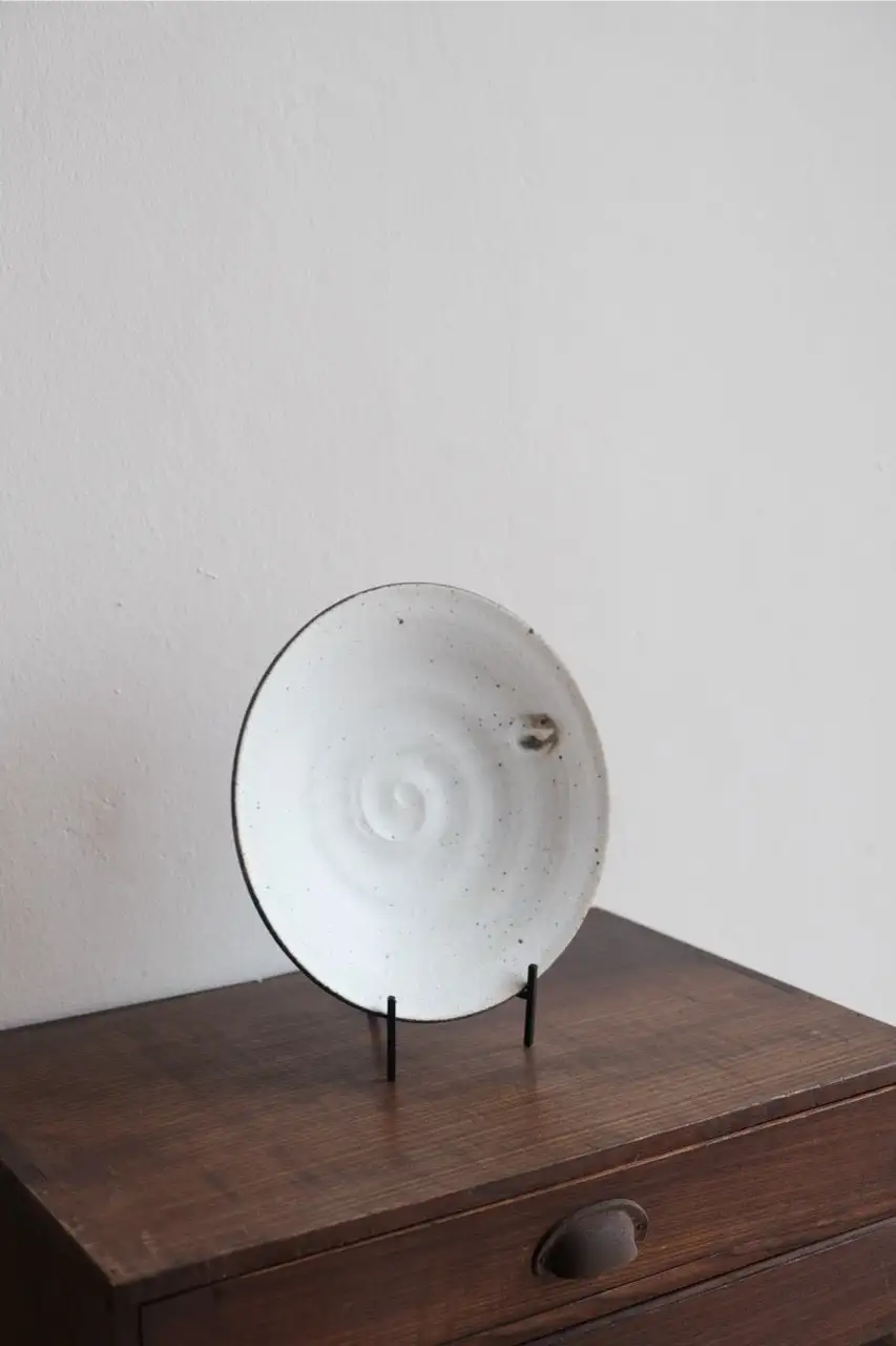 Shallow Plate Gray Texture