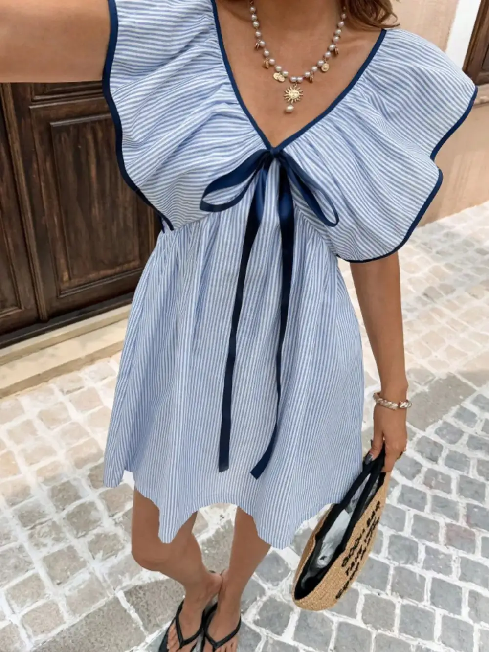 Ruffle Mini Dress