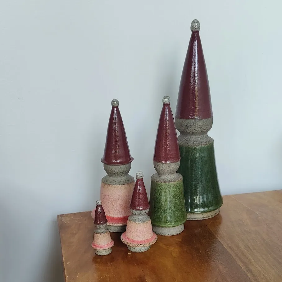 Handcrafted Ceramic Gnome Ornament