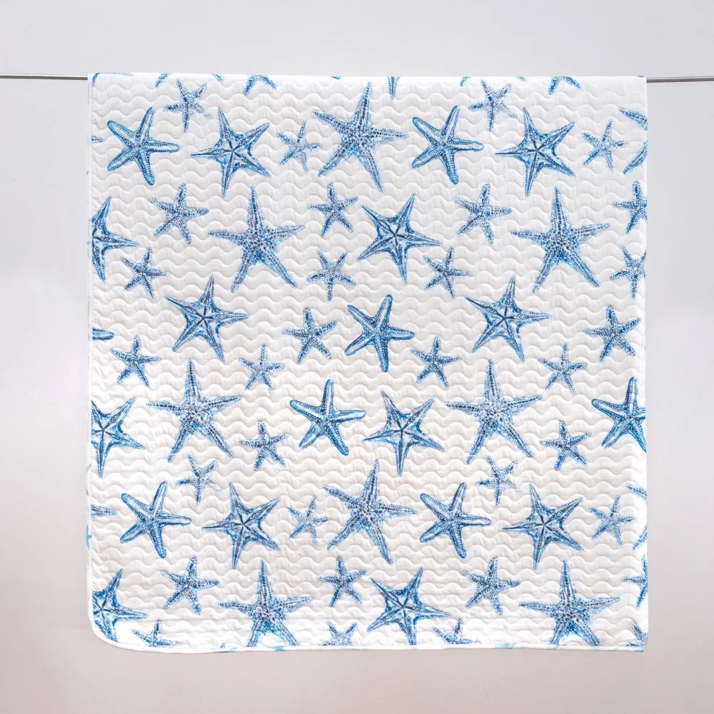 Simple Coastal Quilt Bedding Set