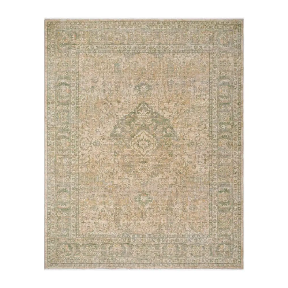 Wool Floral Print Carpet