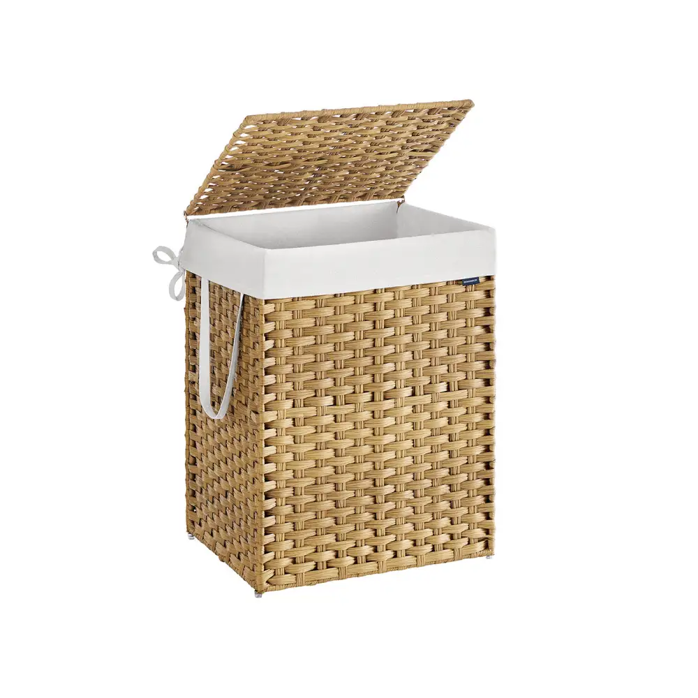 Weekend Lidded Handled Laundry Storage Basket