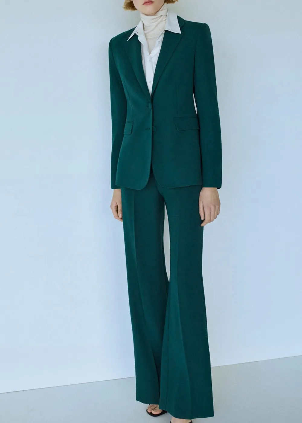 Wideleg Pants With Belt