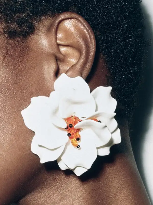 Refined Petal Drop Earrings