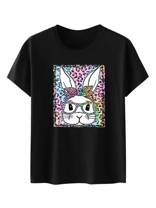 Effortless Round-Neck Collared Short-Sleeve Knit T-Shirt