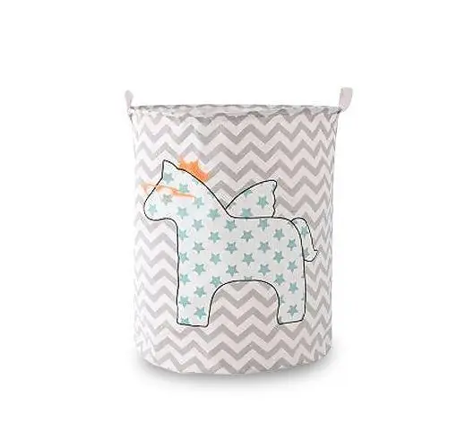 Versatile Foldable Polyester  Laundry Basket