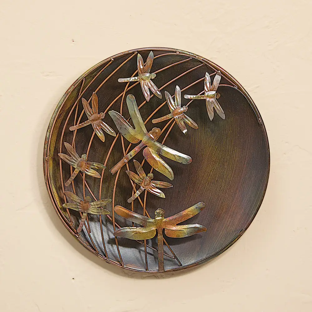 Dragonfly Decorative Garden Wall Accent
