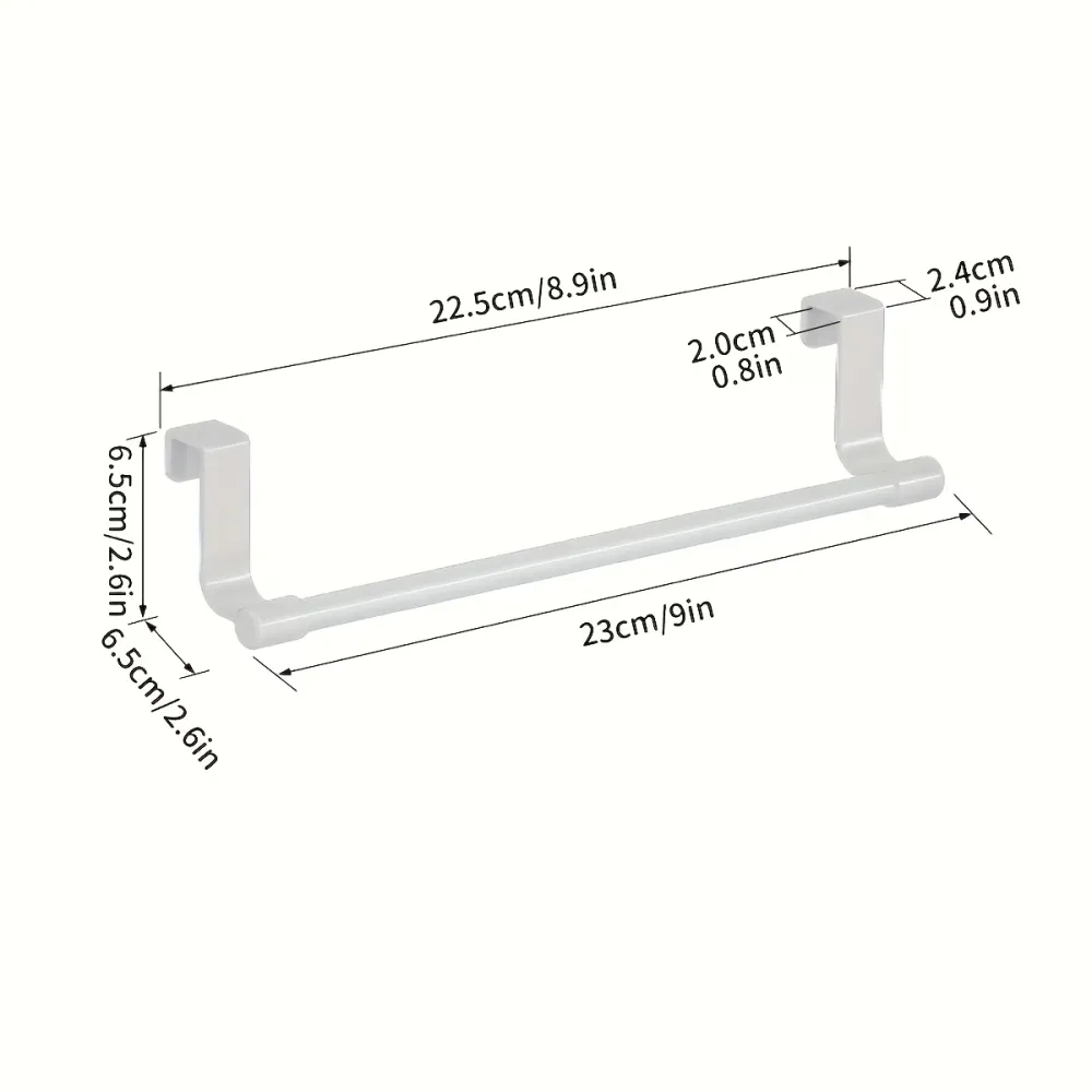Cabinet Door Towel Rack