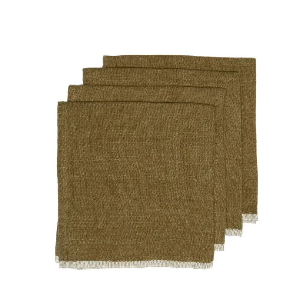Refined Chunky Linen Napkin Set