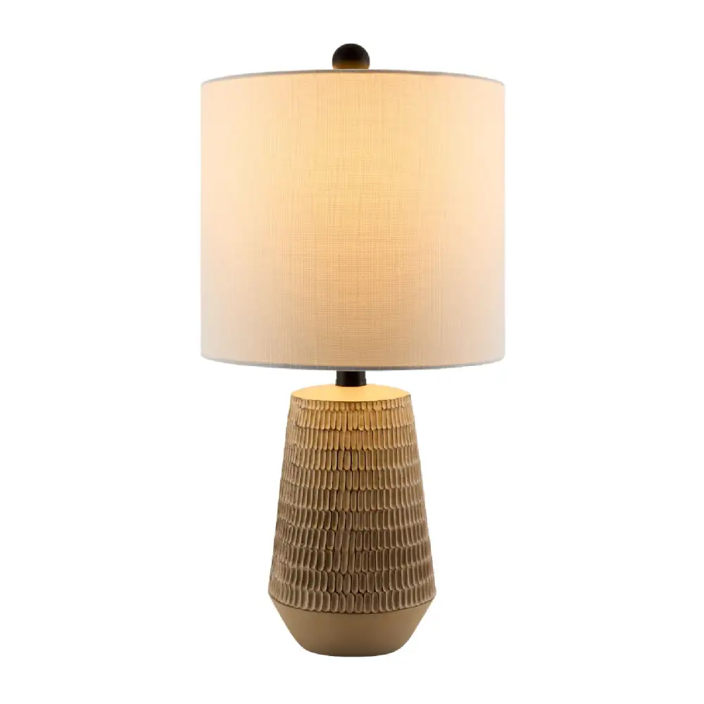 Organic-Carved Base Table Lamp