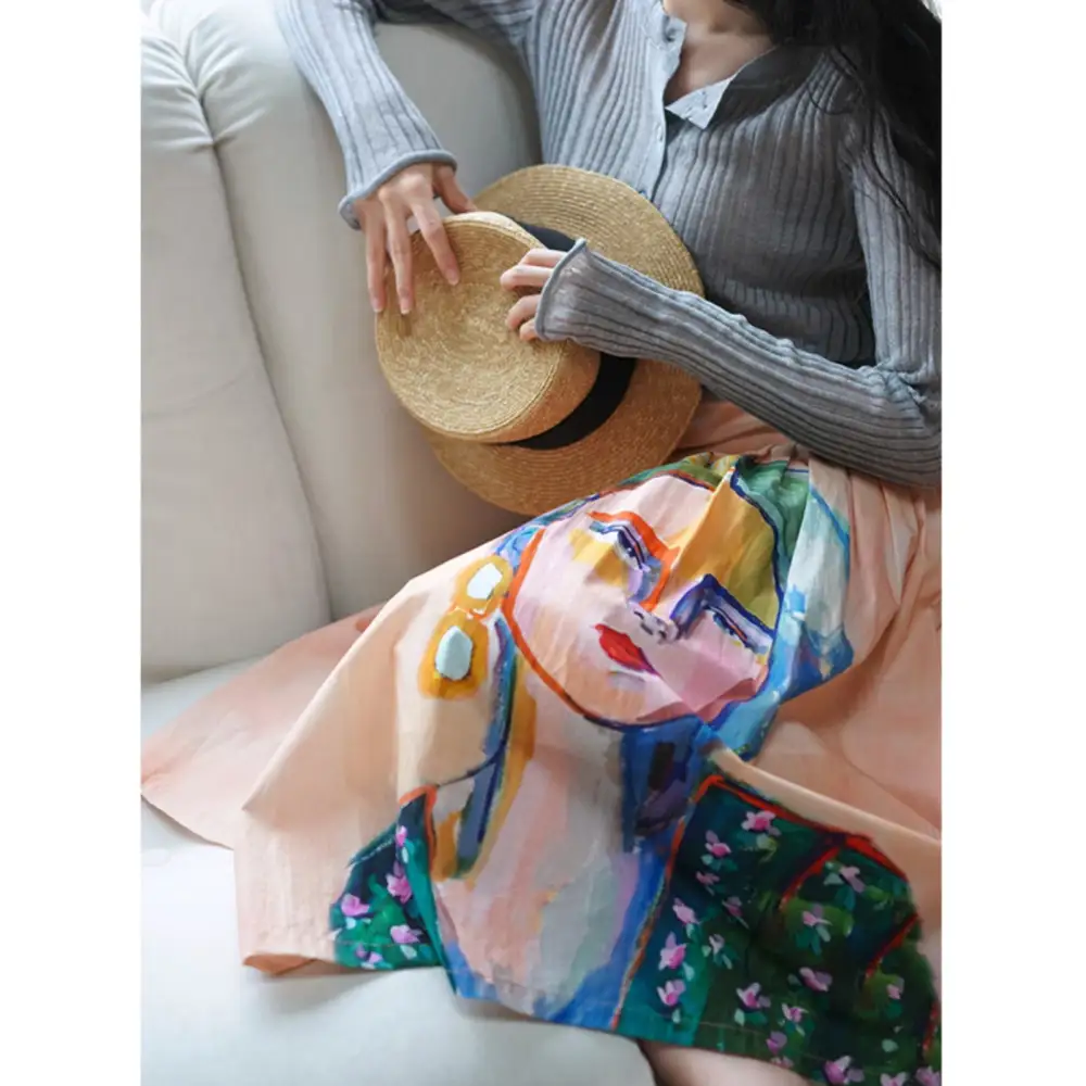 Weekend Layering Everyday Casual Cotton Skirt