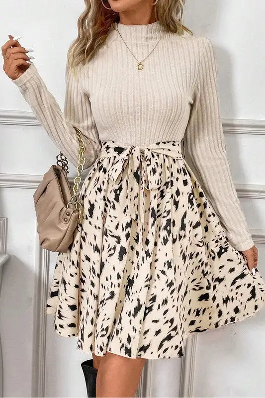 Ribbed Midi Dress
