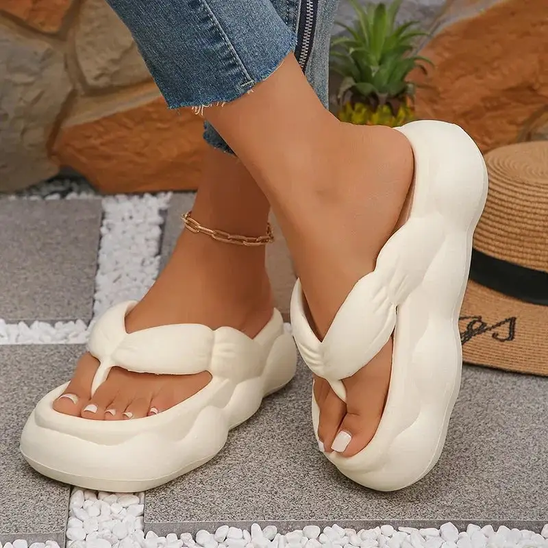 Gentle Step Platform Slip On Slippers