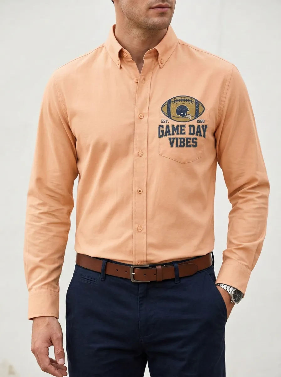Football Graphic Casual Shirt