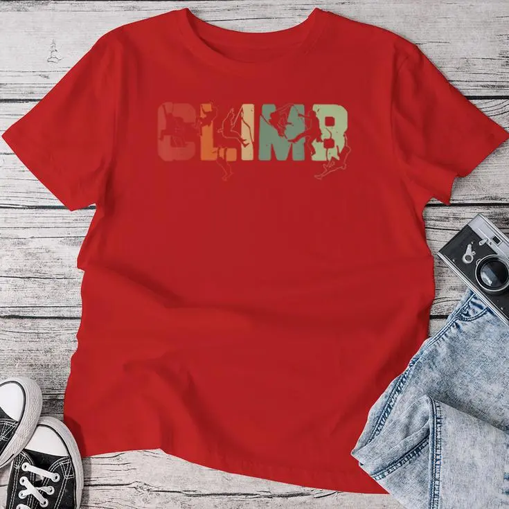 Rock Climbing Bouldering Enthusiasts For Women Women T-shirt